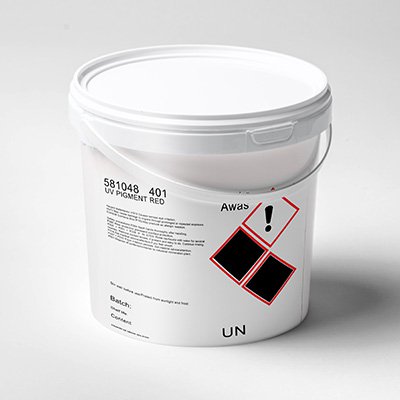 UV Pigment Paste Red 581048